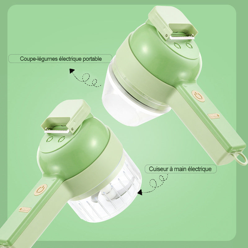 Electric cordless garlic chopper