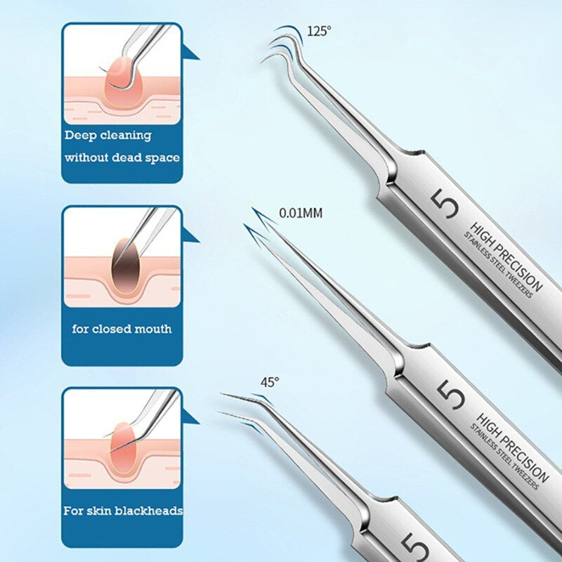 Ultra-fine impurity tweezers made of stainless steel
