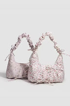 Ladies Handbag Floral Print One Size Polyester