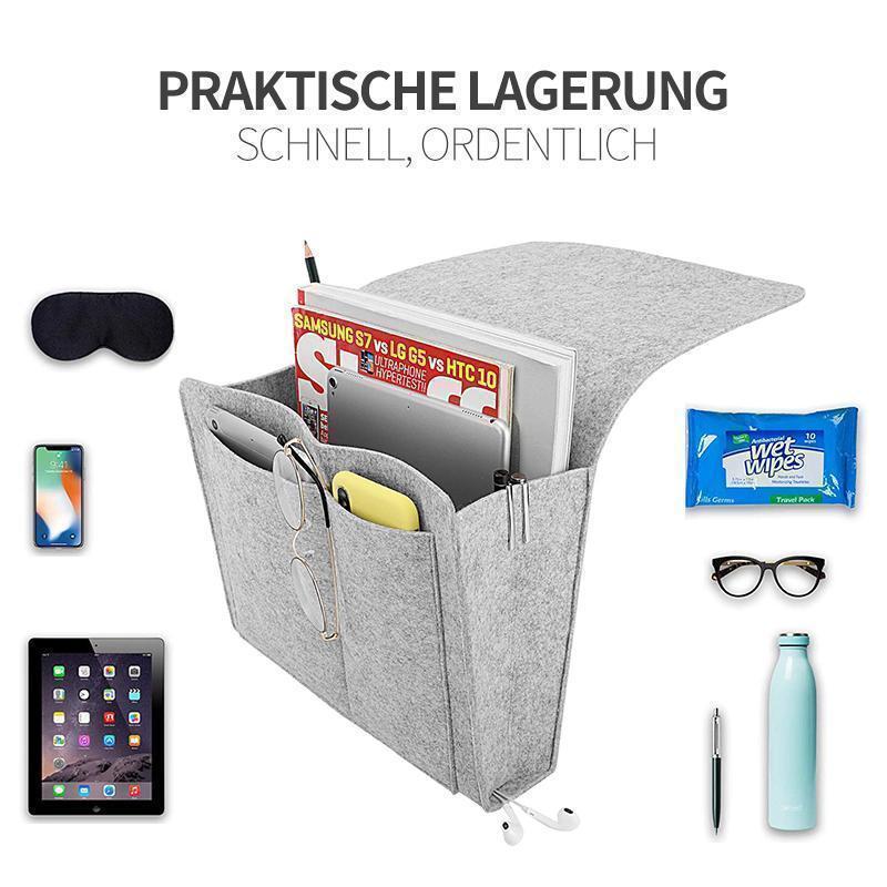 Felt Hanging Organizer Bag for Bed, Sofa, or Desk