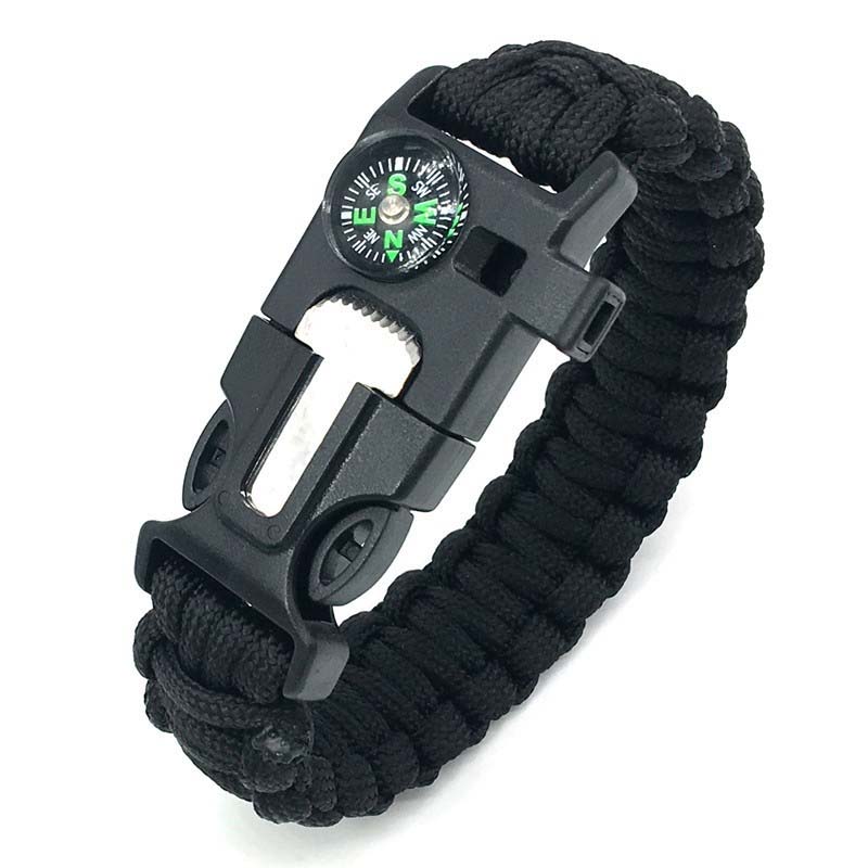 Multi-Functional Survival Paracord Bracelet