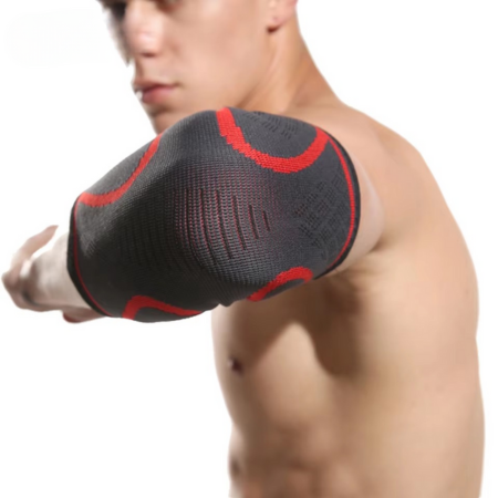 Adjustable Elastic Elbow Support Sleeve for Sports and Fitness