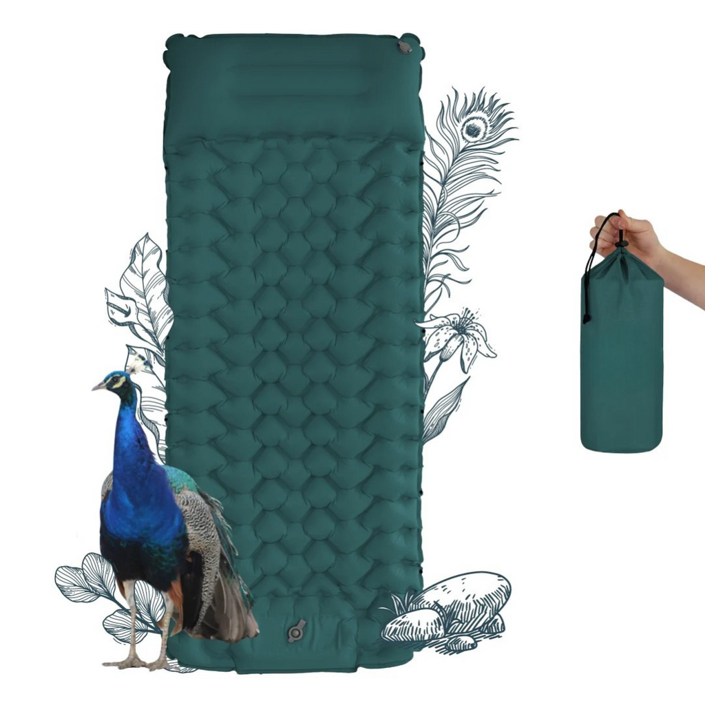 AirLite Self-Inflating Sleeping Mat – Lightweight, Compact & 10 cm Thick Comfort