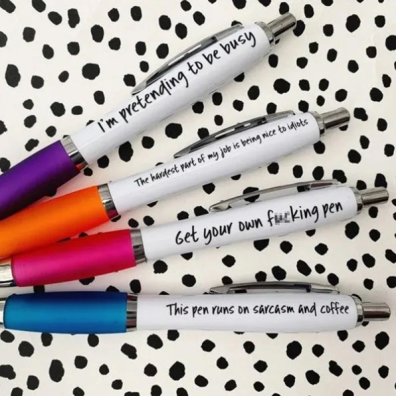 Sarcastic Office Pen Set