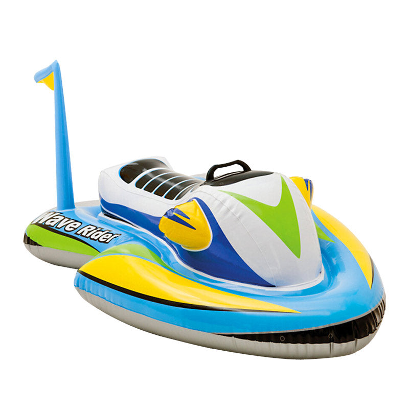 Inflatable Jet Ski Pool Float for Kids, Leak-Proof PVC Design