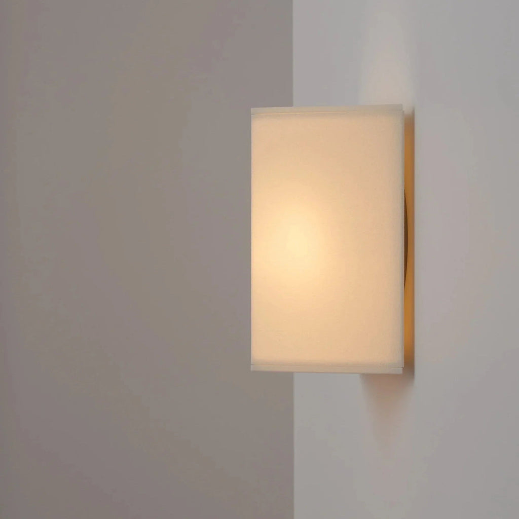 Fabric Wall Lamp in Japanese Wabi-Sabi Style