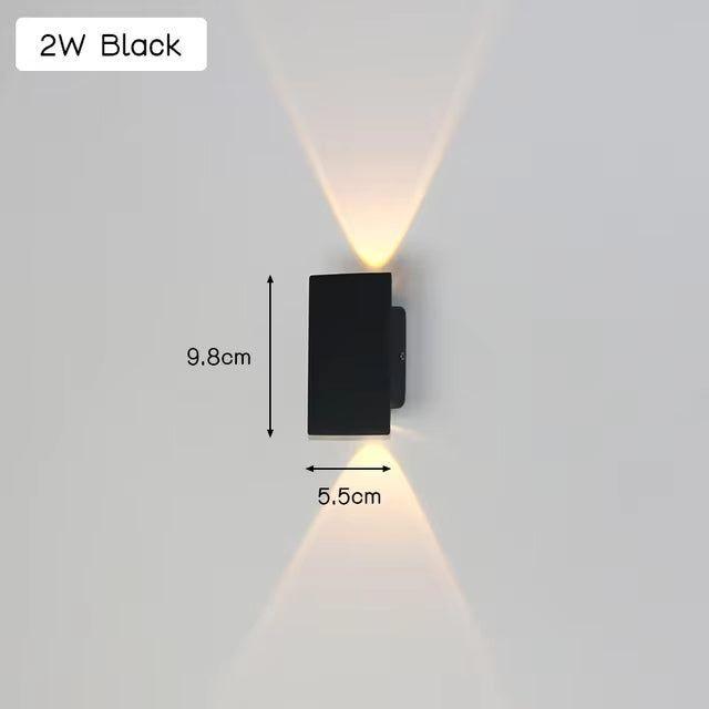 Light - Modern weatherproof LED wall lamp made of aluminum for outdoor use