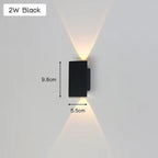 Light - Modern weatherproof LED wall lamp made of aluminum for outdoor use