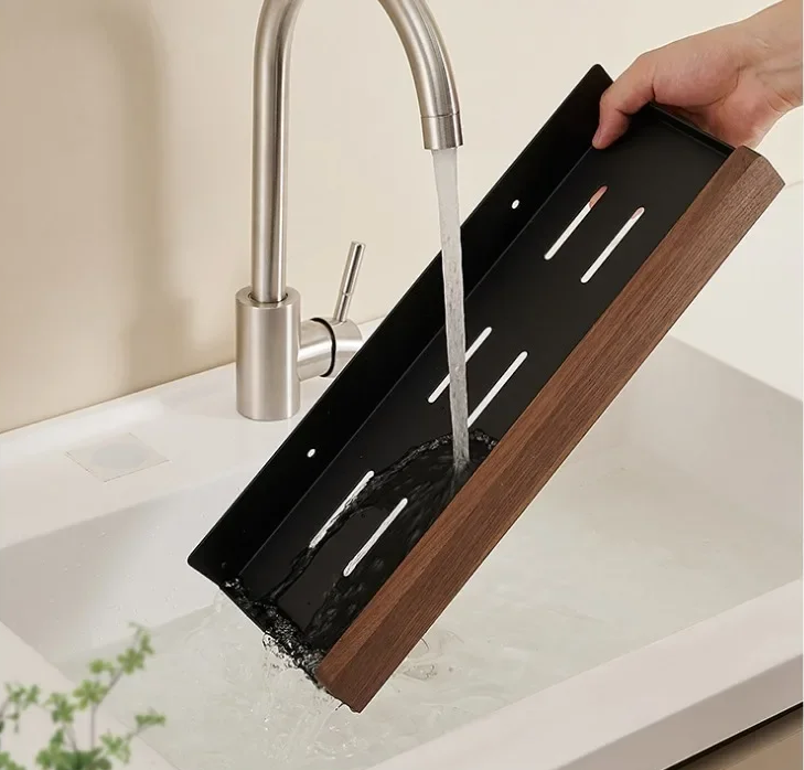 CulinaWood Kitchen Wall Shelf