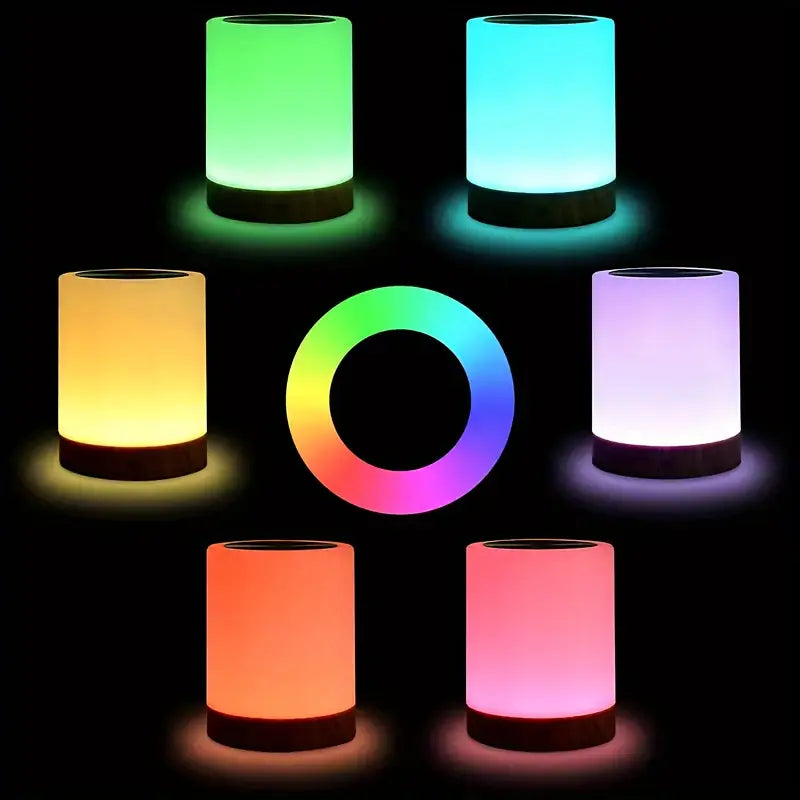 Dimmable LED Night Light with Modern Design and Color Change