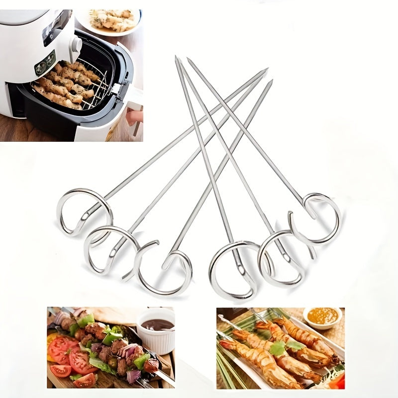GrillMeisterX Turbo Skewers — Perfect, juicy skewers without twisting stress for your ultimate barbecue party (10 pieces)