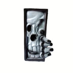 Mystical Charm - Unique Monster Bookend in Black and Grey