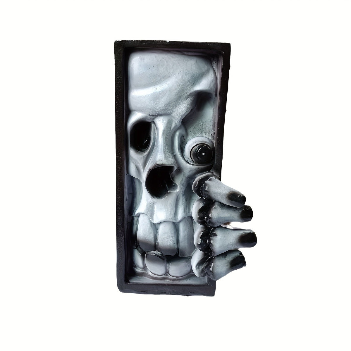 Mystical Charm - Unique Monster Bookend in Black and Grey