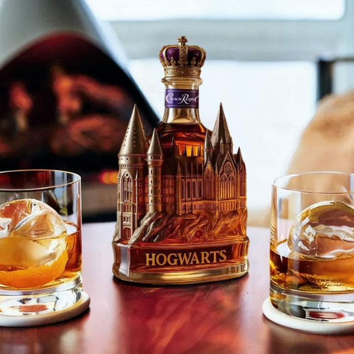 Hogwarts Castle Crown Royal Whiskey Bottle - Unveil A Truly Magical Addition to Your Collection