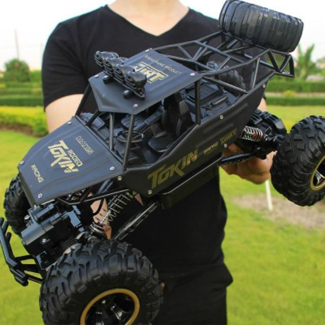 Durable remote-controlled monster truck for off-road adventures