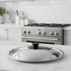 Stainless Steel Lid for Versatile Kitchen Use and Perfect Cooking