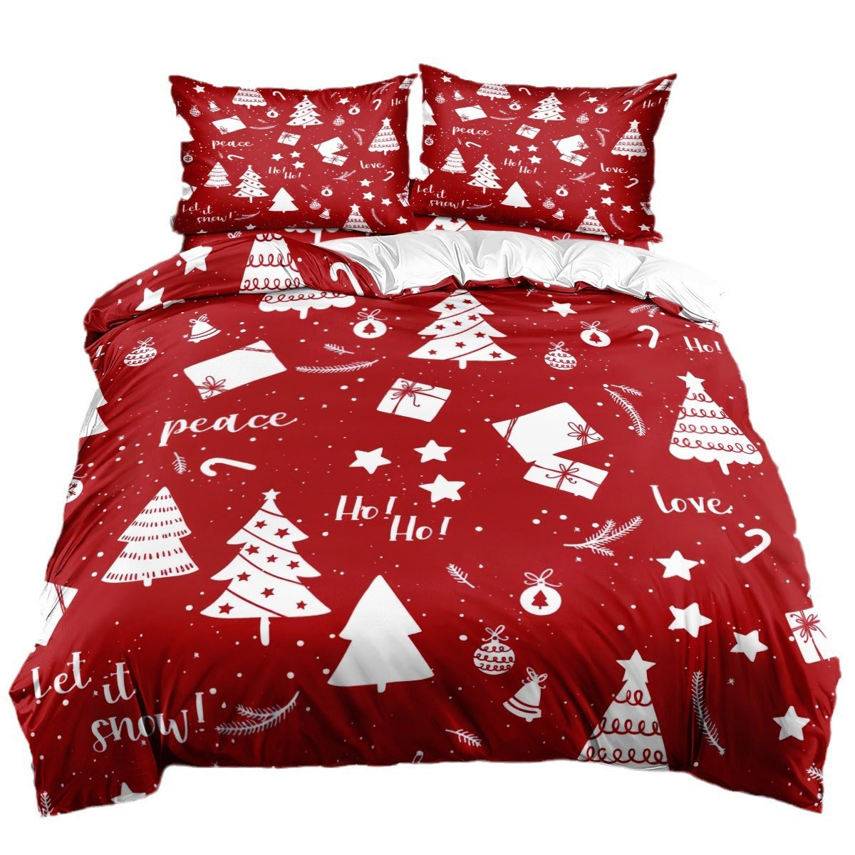 Christmas Series Duvet Three-piece Set