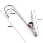 Stainless Steel Hanging Clip with Hook