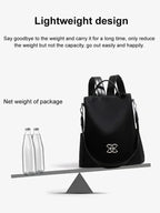 Large Volume Theft-Proof Backpack — Secure Travel Backpack with Hidden Zipper