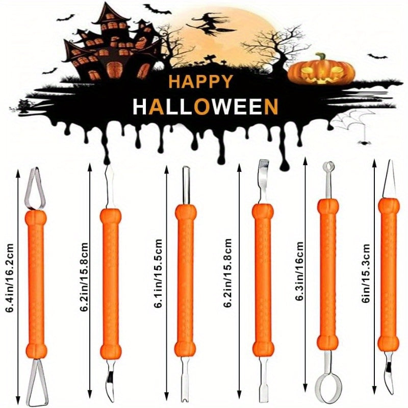 Halloween Pumpkin Carving Kit with Stencils | Easy Carved Pumpkins Tools
