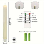 Eebuss Flameless Cone Candles – Realistic LED Effect