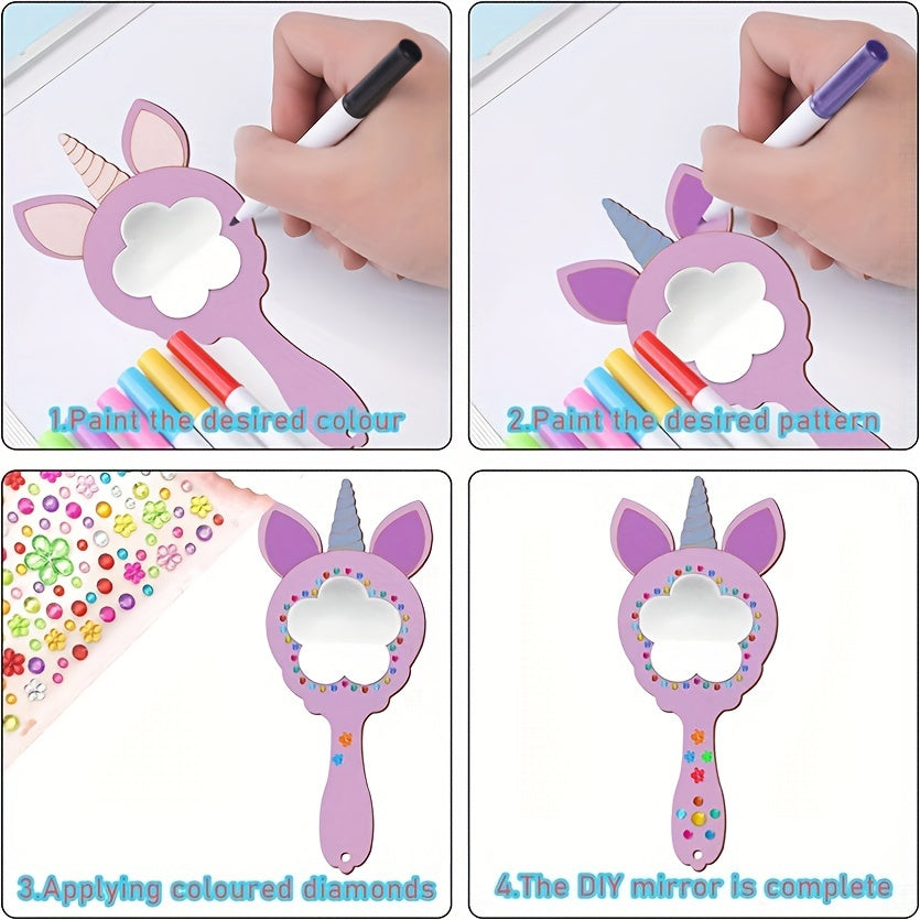 UnicornMagic – Wooden Mirrors for Creative Decoration