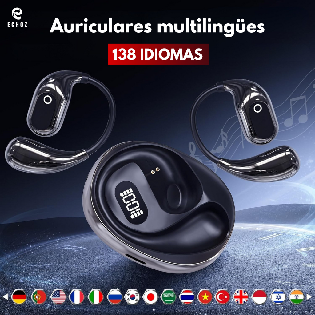 EchoLux Wireless Translation Headsets | Instant translation and premium sound for discerning travelers