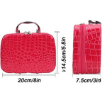CraftVault Portable Sewing Kit in Faux Leather Case