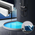 FlexiSeal Shower Edge — No more wet floors and frustration in the bathroom, stay dry – completely stress-free installation!