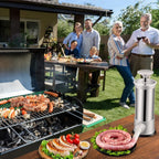 Sausage filler with 4 different size filling tubes