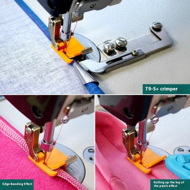 Adjustable Teflon Hemming Foot for Home Sewing Machines