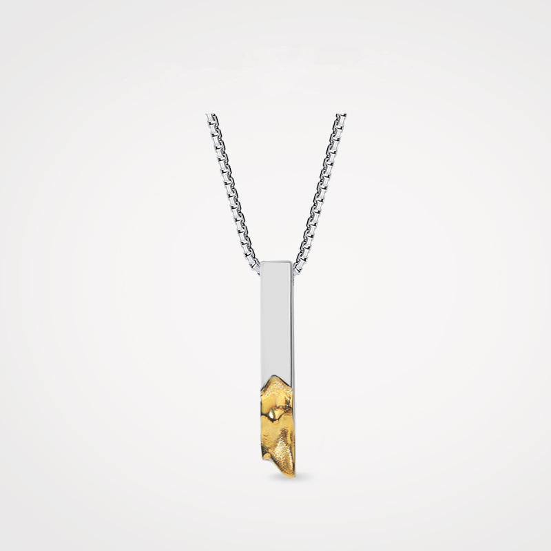 Luxury Couple Sterling Silver Necklace