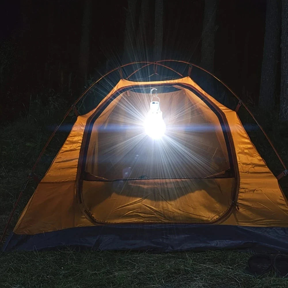Solar lamp with solar panel – Energy-saving LED lamp for indoor and outdoor use