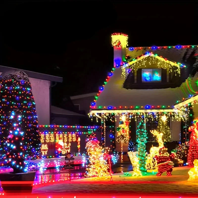 Waterproof fairy lights with solar energy