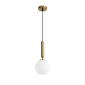 Modern lamp with a soft, white light