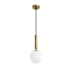 Modern lamp with a soft, white light