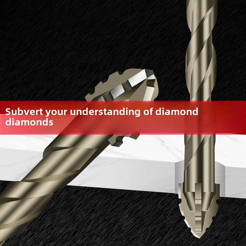 Practical Four Blade Serrated Eccentric Drill