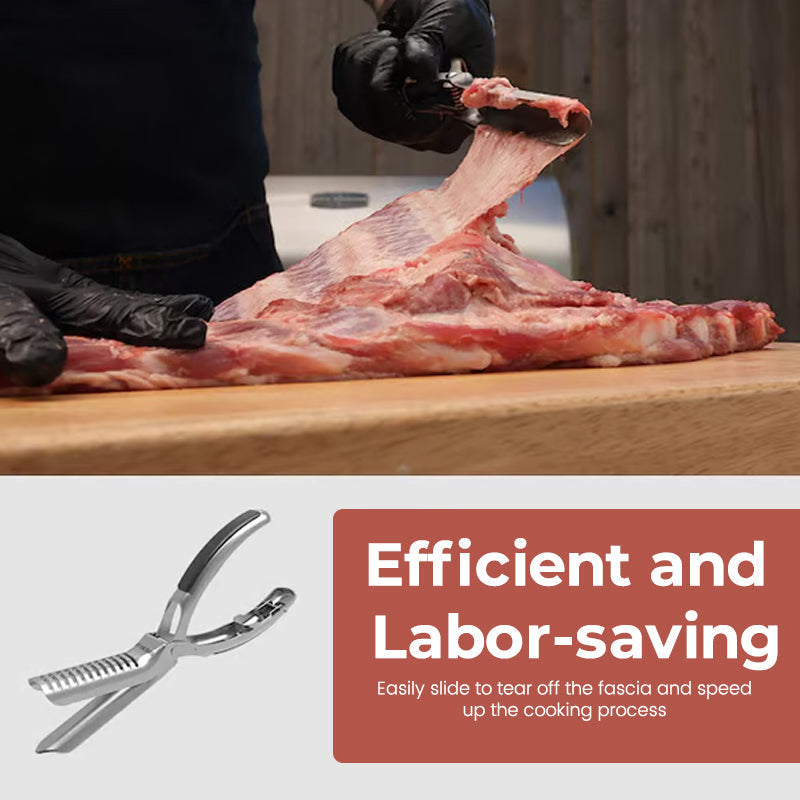 Rib Membrane Remover Tool | Stainless Steel | Ergonomic Handle | Easy Meat Prep