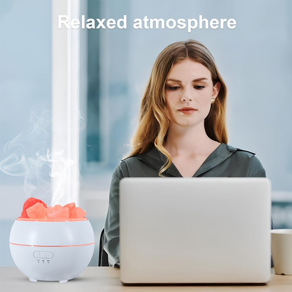Salt lamp diffuser - 3-in-1 essential oil diffuser, Himalayan salt lamps & humidifier