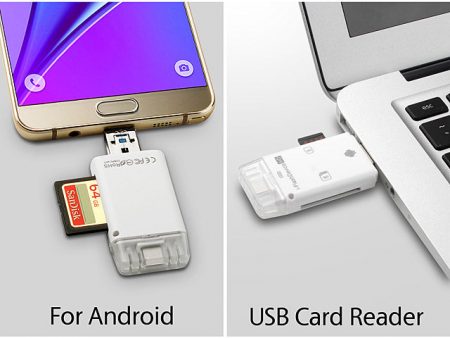 QuickTransfer USB Stick and SD Card Reader – Quickly Transfer Files from iPhone, Android and More