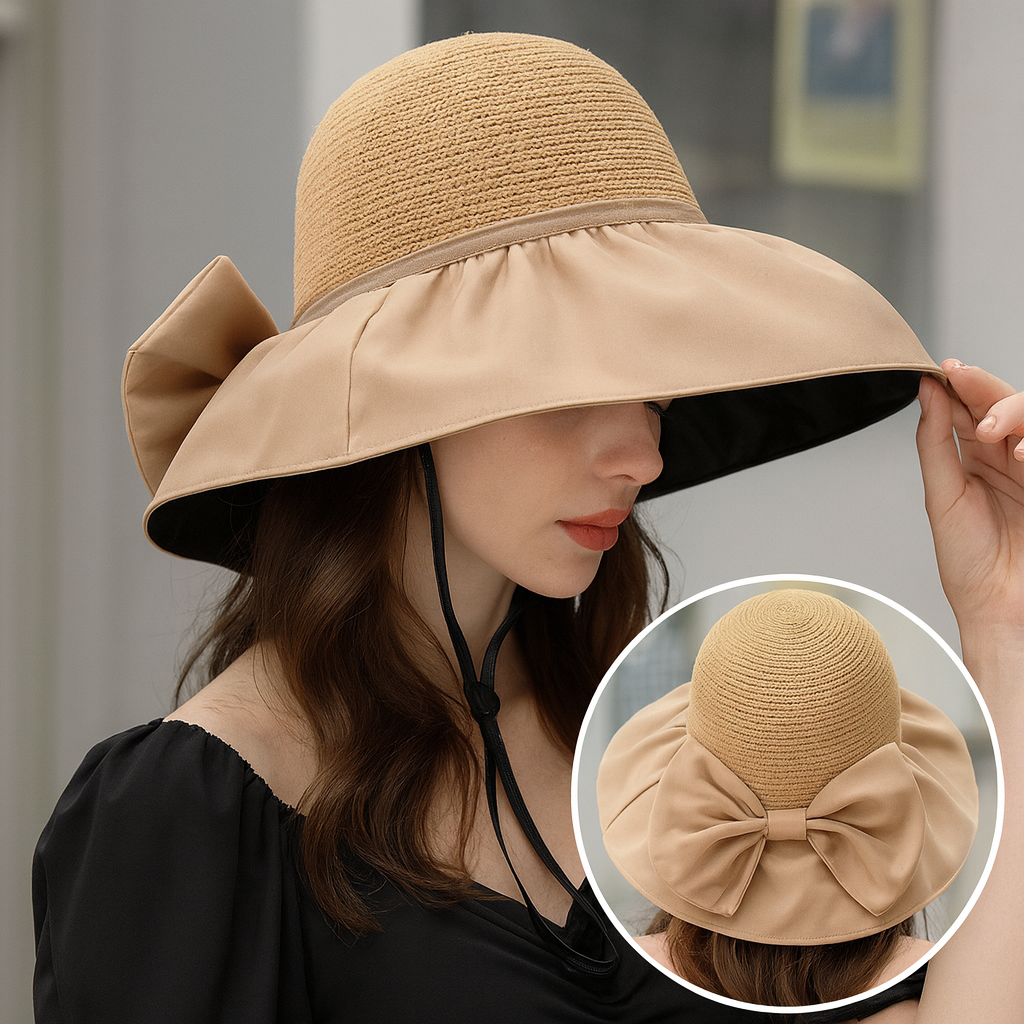 Elegant sun hat for stylish UV protection brim for UV sun protection