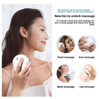 Electric Scalp and Body Massager with Red Light Therapy for Stress and Muscle Tension Relief
