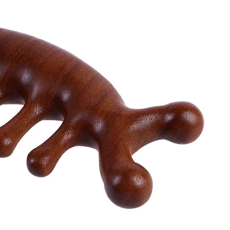 Luxury Sandalwood Massage Comb | Antistatic & ideal for hair care & scalp massage