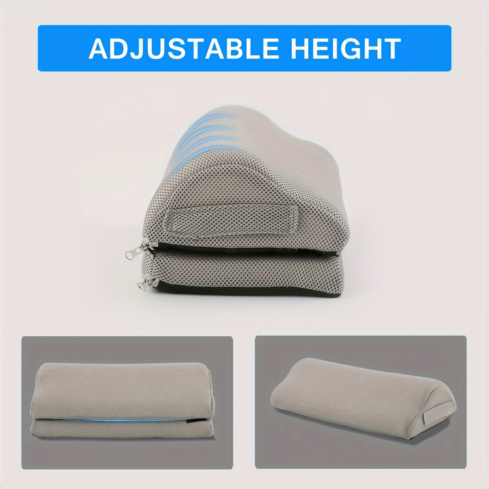 Ergonomic Footrest with Memory Foam – Adjustable & Non-Slip