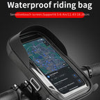 Waterproof Phone Holder for Bicycle and Motorcycle – 360° Rotatable and Suitable for 4.5–6.4 Inches