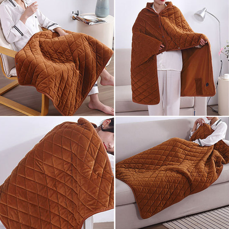 CozyCharge – Portable USB Heating Blanket for Instant Warmth Anywhere