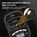 Precise hand-held measuring device for grip force measurement up to 120 kg