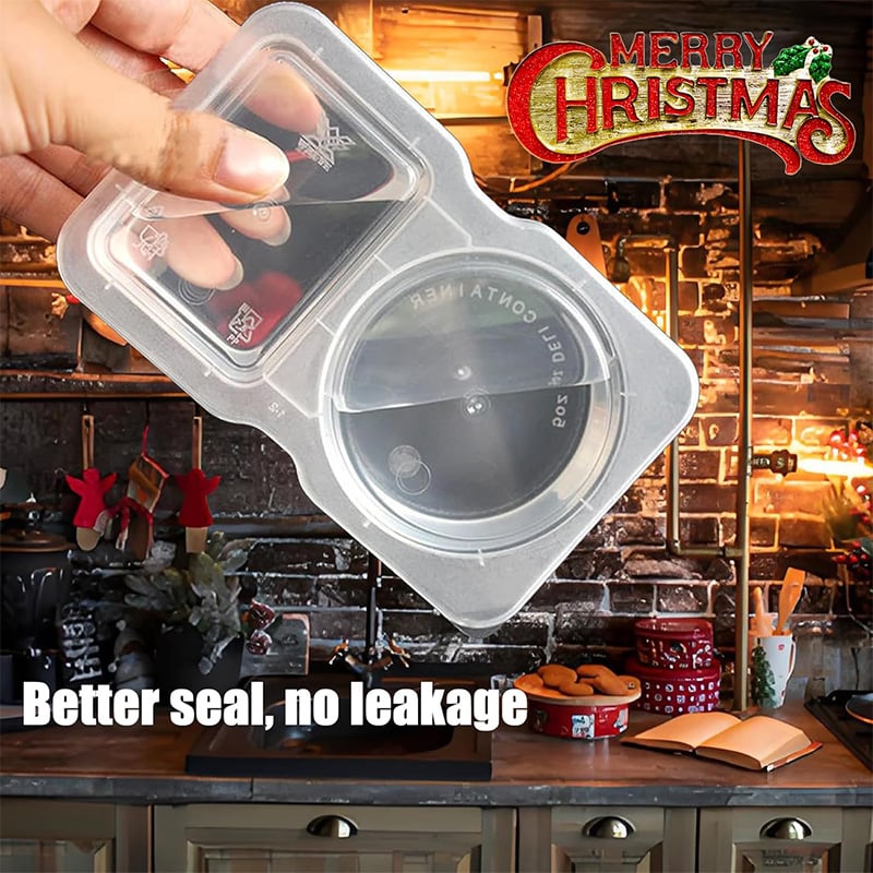Snack container with double compartment – Leak-proof freshness container