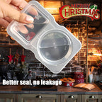 Snack container with double compartment – Leak-proof freshness container