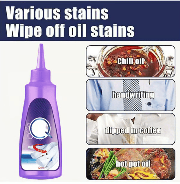 Enzyme Stain Remover — Fast-Acting Laundry Cleaner for All Fabric Types